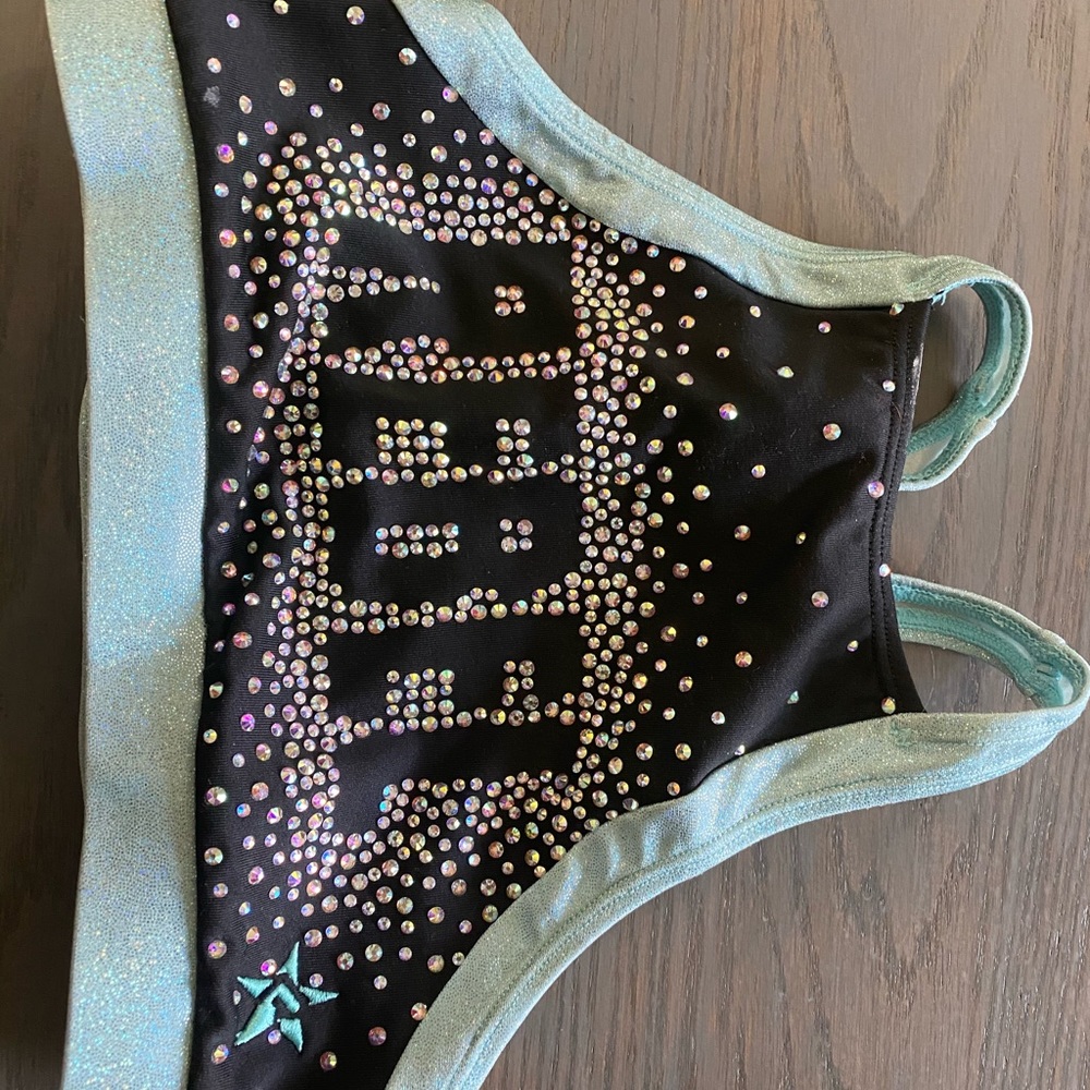 Rebel athletic youth girls sports bra